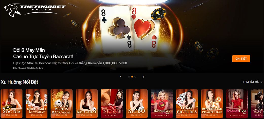 Trang chơi baccarat trực tuyến uy tín nhất năm 2025 5 Casino trực tuyến